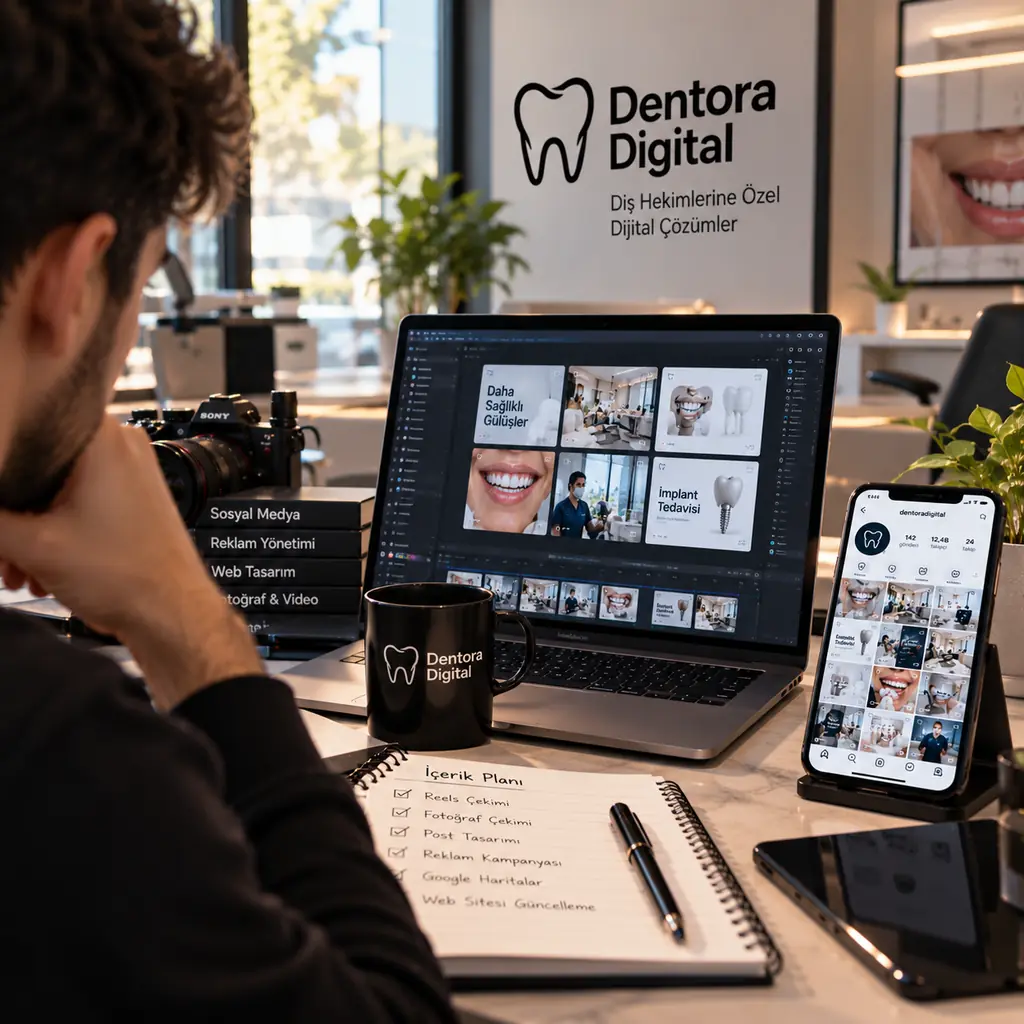 Diş kliniği Instagram içerikleri