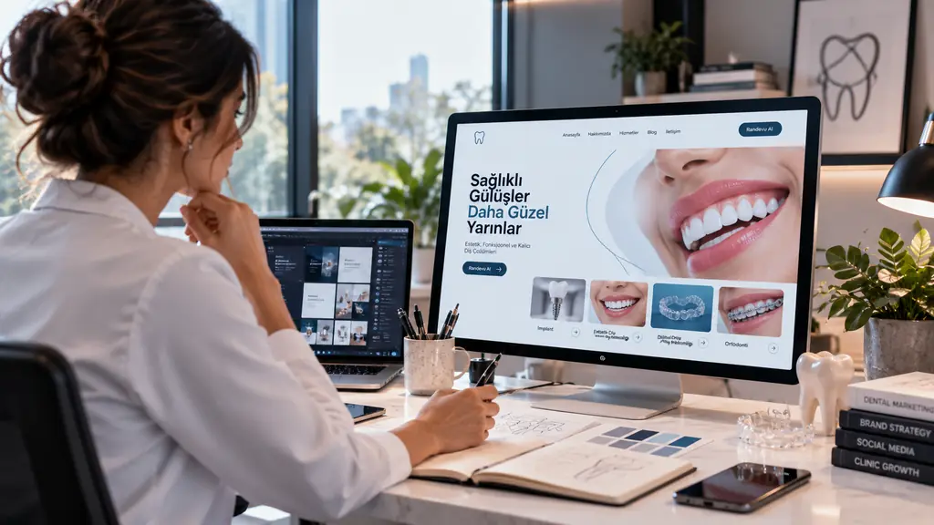 Diş kliniği web sitesi tasarımı